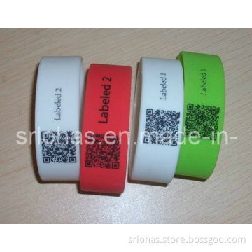 Silicone ID Wristband with Qr Code (LH-110)